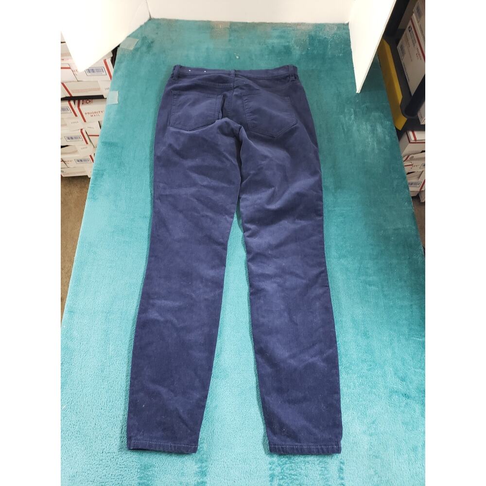 Loft Jeans Size 2 Petite Womens Blue Stretch Pant Corduroy Mid Rise Modern Ankle - Picture 12 of 13